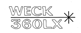 WECK 360LX trademark