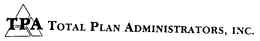 TPA TOTAL PLAN ADMINISTRATORS, INC. trademark