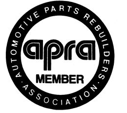 APRA MEMBER AUTOMOTIVE PARTS REBUILDERSASSOCIATION trademark