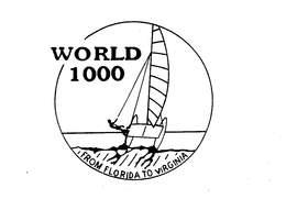 WORLD 1000 FROM FLORIDA TO VIRGINIA trademark
