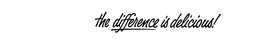 THE DIFFERENCE IS DELICIOUS! trademark