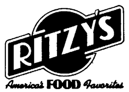 RITZY'S AMERICA'S FOOD FAVORITES trademark