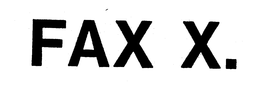 FAX X. trademark