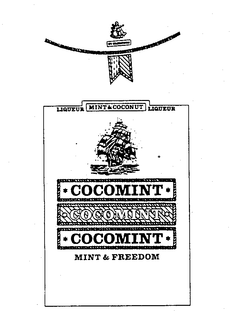 LIQUEUR MINT & COCONUT LIQUEUR COCOMINT, COCOMINT, COCOMINT MINT & FREEDOM trademark