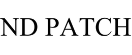 ND PATCH trademark