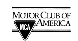 MOTOR CLUB OF AMERICA MCA trademark