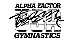 ALPHA FACTOR TEAM USA GYMNASTICS trademark