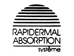 RAPIDERMAL ABSORPTION SYSTEME trademark
