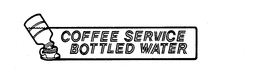 COFFEE SERVICE BOTTLED WATER trademark