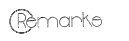 REMARKS trademark