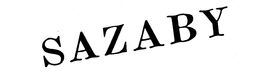 SAZABY trademark
