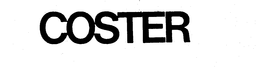 COSTER trademark
