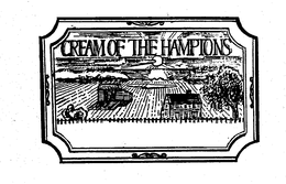 CREAM OF THE HAMPTONS trademark
