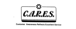 C.A.R.E.S. CUSTOMER AWARENESS REFLECTS EXCELLENT SERVICE trademark