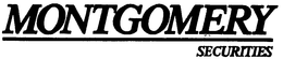 MONTGOMERY SECURITIES trademark
