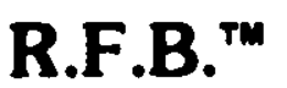 R.F.B. trademark