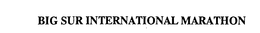 BIG SUR INTERNATIONAL MARATHON trademark