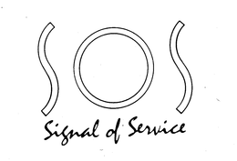 SOS SIGNAL OF SERVICE trademark