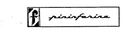 F PININFARINA trademark