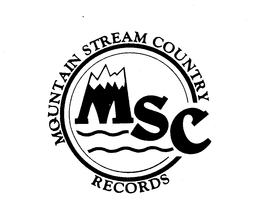 MSC MOUNTAIN STREAM COUNTRY RECORDS trademark