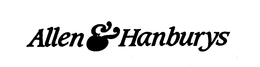 ALLEN & HANBURYS trademark