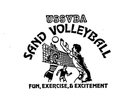USSVBA SAND VOLLEYBALL FUN, EXERCISE, & EXCITEMENT trademark