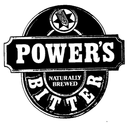 POWER'S NATURALLY BREWED BITTER trademark
