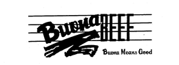 BUONA BEEF BUONA MEANS GOOD trademark