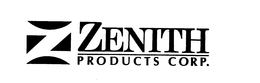 Z ZENITH PRODUCTS CORP. trademark