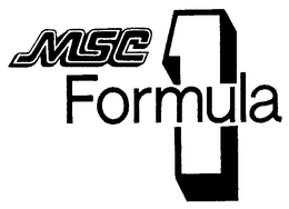 MSC FORMULA 1 trademark