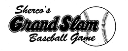 SHERCO'S GRAND SLAM BASEBALL GAME trademark