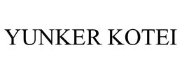 YUNKER KOTEI trademark