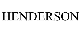 HENDERSON trademark
