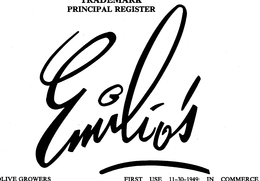 EMILIO'S trademark