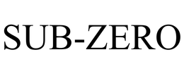 SUB-ZERO trademark