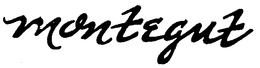 MONTEGUT trademark