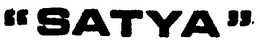 "SATYA" trademark