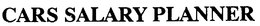 CARS SALARY PLANNER trademark