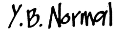 Y.B. NORMAL trademark