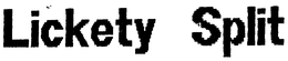 LICKETY SPLIT trademark