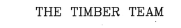 THE TIMBER TEAM trademark
