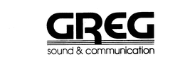 GREG SOUND & COMMUNICATION trademark