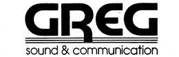 GREG SOUND & COMMUNICATION trademark