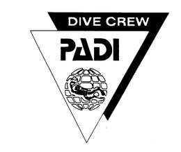 DIVE CREW PADI trademark