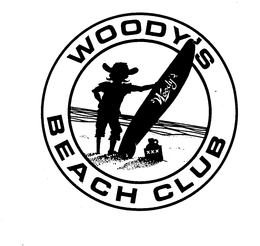 WOODY'S BEACH CLUB WOODY'S trademark