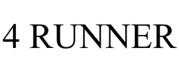 4 RUNNER trademark