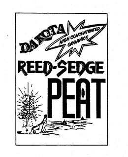 DAKOTA REED-SEDGE PEAT HIGH CONCENTRATED ORGANICS trademark