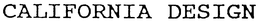 CALIFORNIA DESIGN trademark