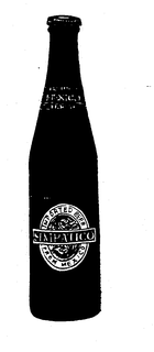 SIMPATICO PRODUCT OF HECHO EN MEXICO IMPORTED BEER FROM MEXICO trademark