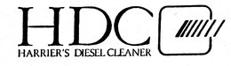 HDC HARRIER'S DIESEL CLEANER trademark